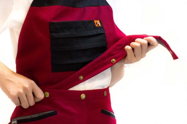 Bell Pepper Red Button Apron